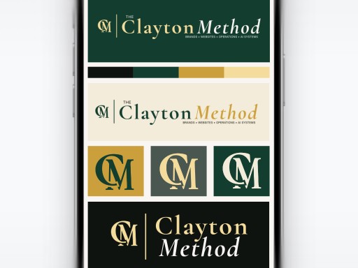 Clayton Method brand identity system